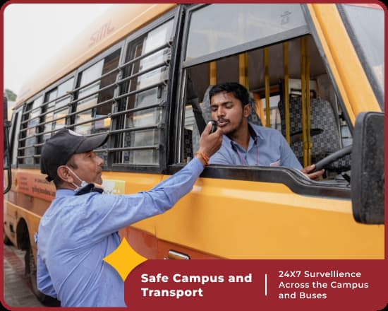 Safe Campus and Transport of Orchids International School, Best school in Haralur, Bangalore
