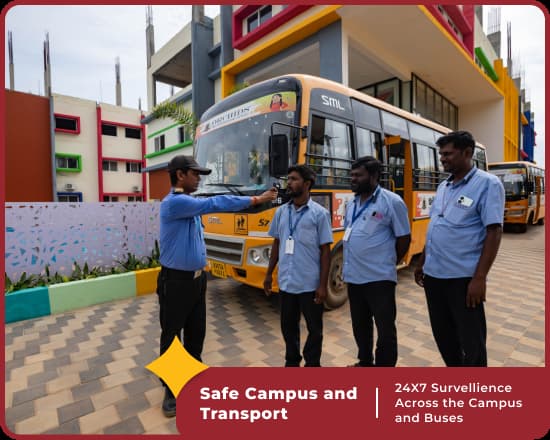Safe campus at Orchids International School, Jakkur, Bangalore