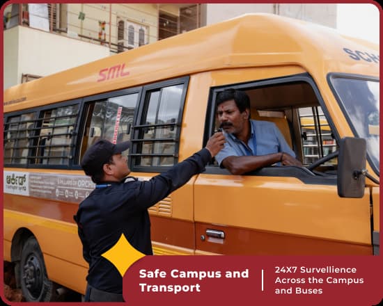 Safe campus at Orchid international school JP Nagar, Bangalore