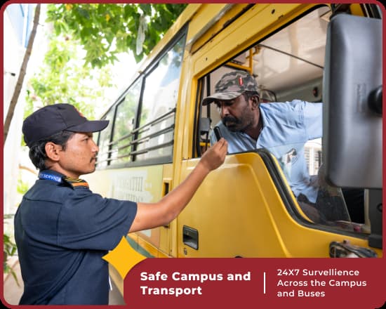 Safe campus at Orchids International School Whitefield, Bangalore