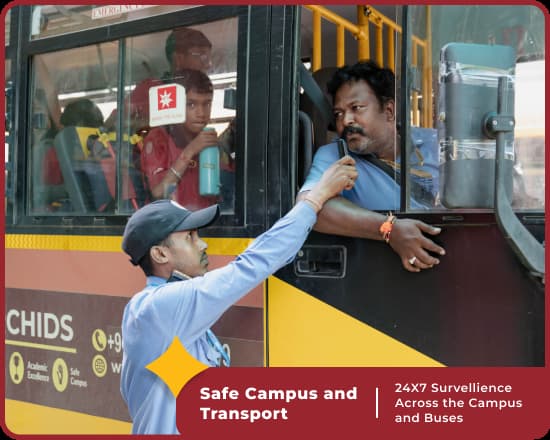 Safe campus at Orchids International School Sarjapur Road, Bangalore
