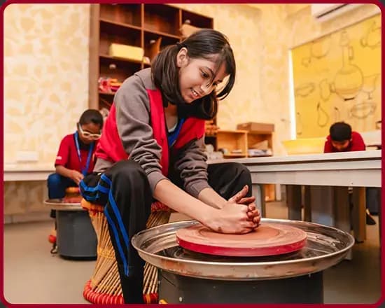 Pottery Lab at Orchids The International School, Tumkur